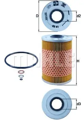 KNECHT Ölfilter IKNTOX41D