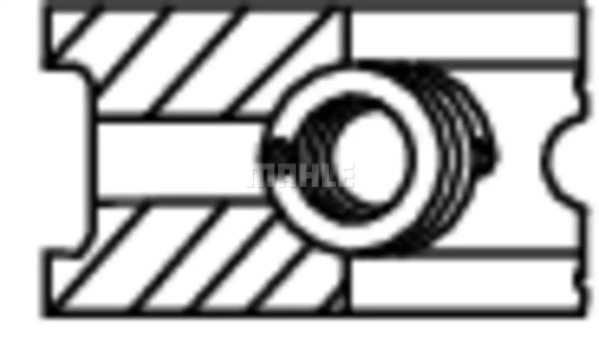 MAHLE Kolbenringsatz IMAE08121N0