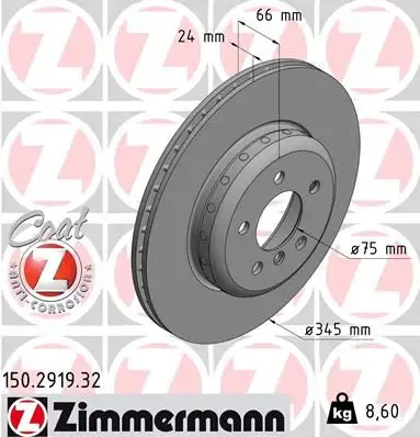 ZIMMERMANN Bremsscheibe IZIN150291932