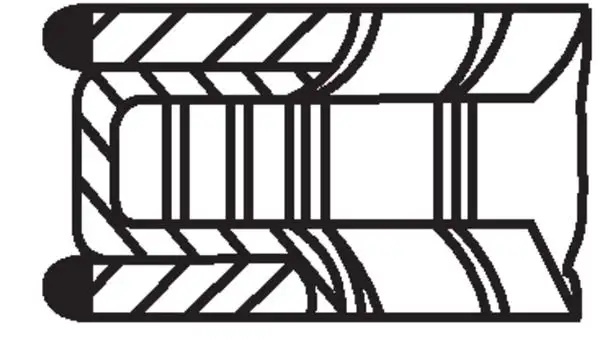 MAHLE Kolbenringsatz 4057635164955
