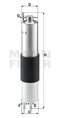 MANN-FILTER Kraftstofffilter IMARWK5321