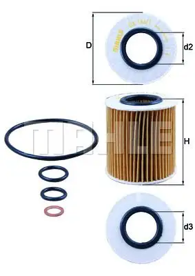 KNECHT Ölfilter IKNTOX1661D
