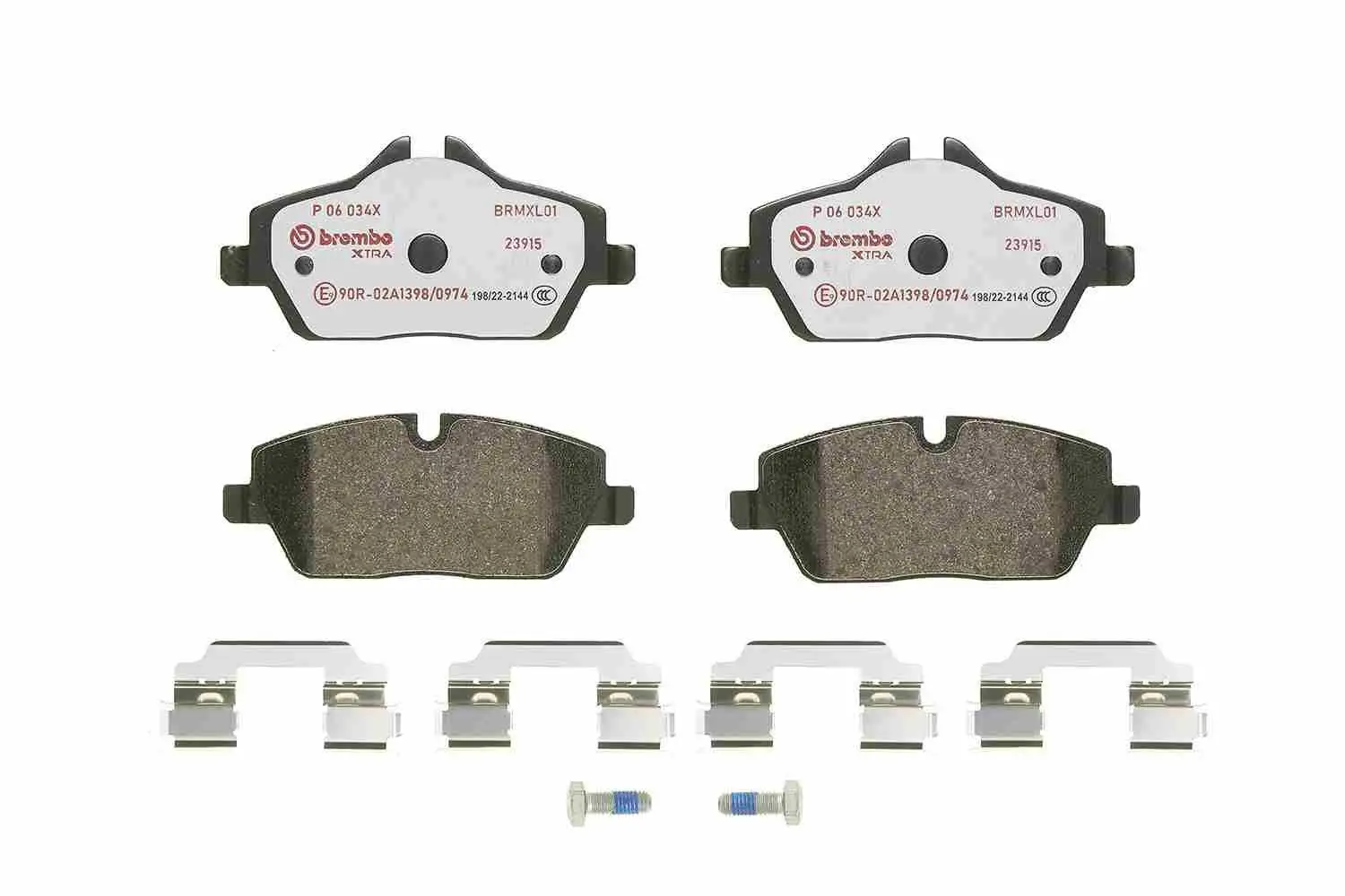 BREMBO Bremsbelagsatz, Scheibenbremse IBROP06034X