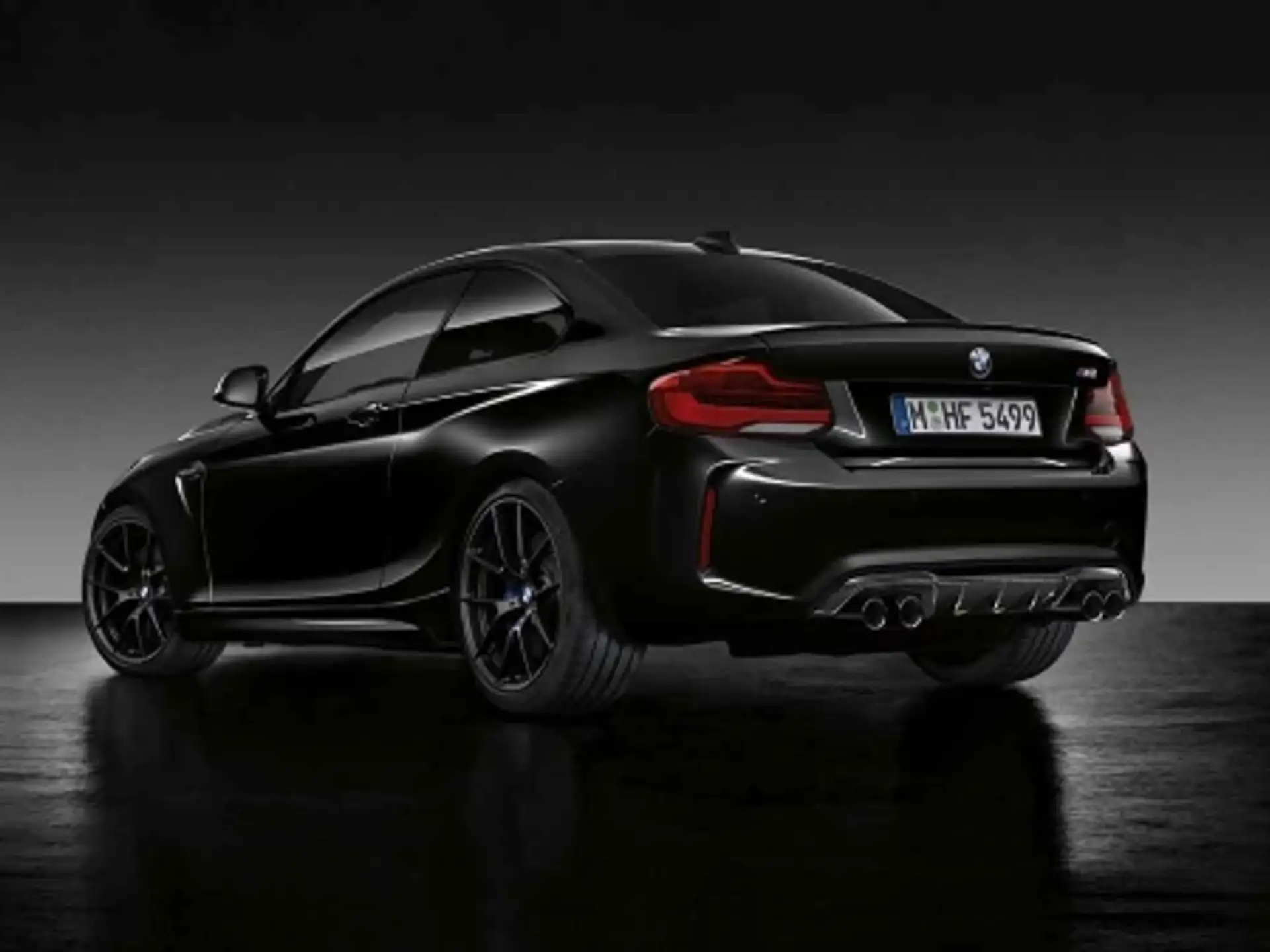 BMW Endrohrblende Chrom Schwarz M2 F87 / F87 LCI