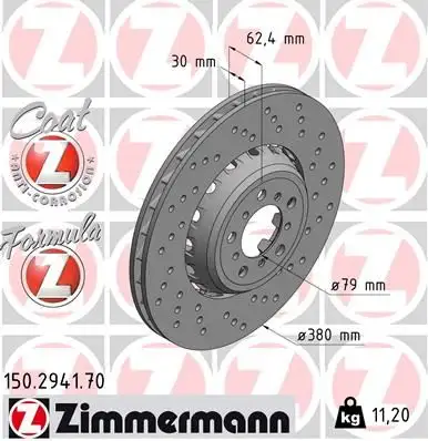 ZIMMERMANN Bremsscheibe IZIN150294170