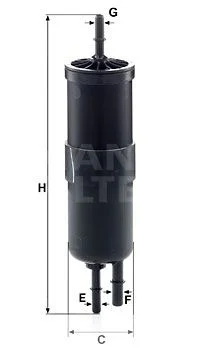 MANN-FILTER Kraftstofffilter IMARWK6030