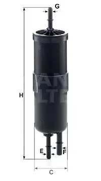 MANN-FILTER Kraftstofffilter IMARWK6030