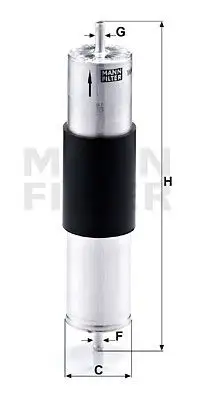 MANN-FILTER Kraftstofffilter IMARWK5213