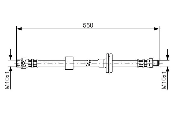 BOSCH Bremsschlauch IBOH1987481056