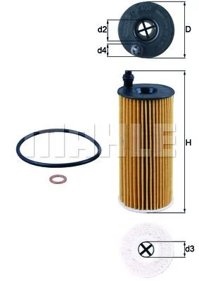 KNECHT Ölfilter IKNTOX404D
