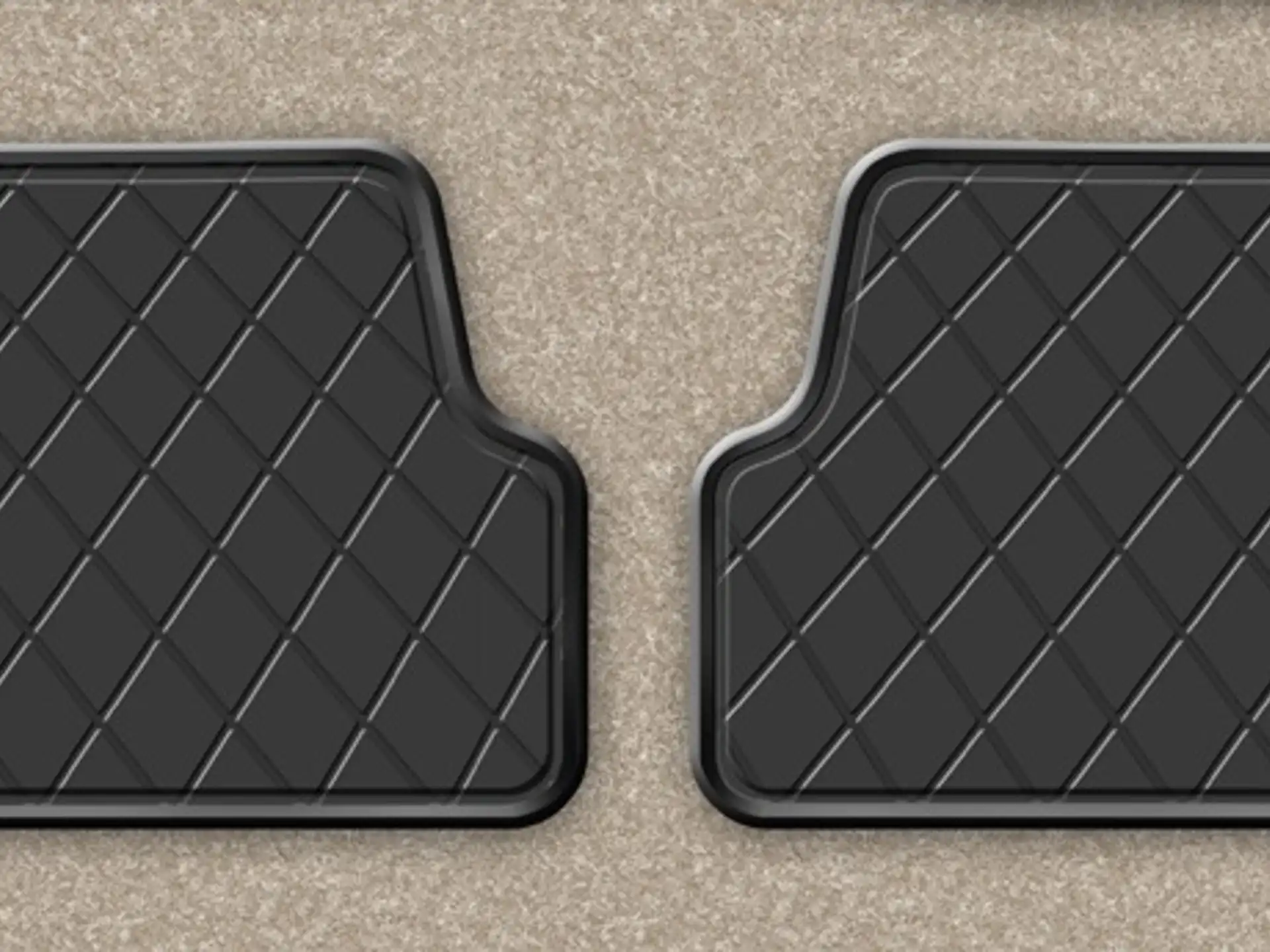 MINI Satz Allwettermatten hinten Essential Black F54 Clubman