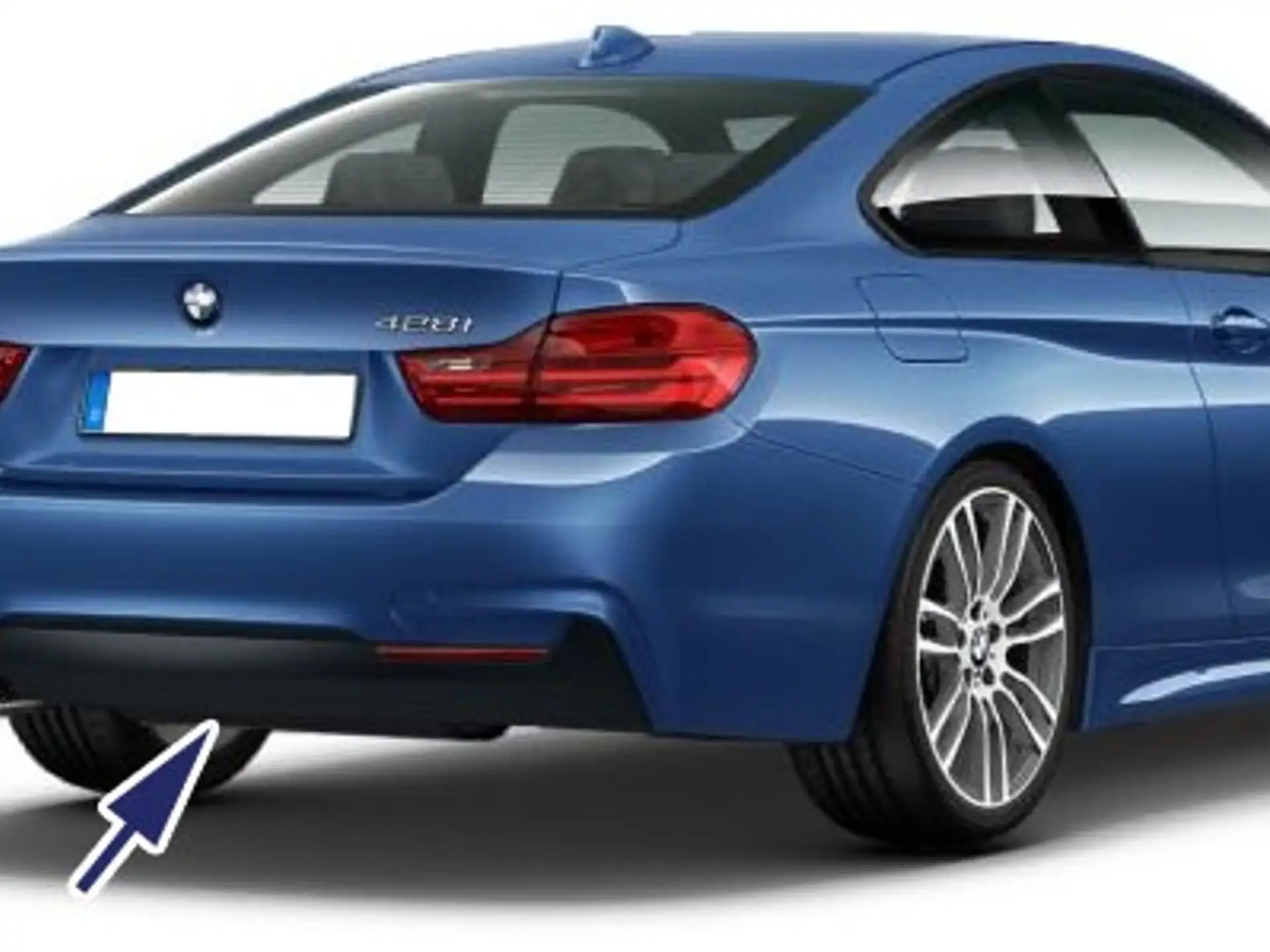 BMW M Diffusor zweiflutig für M Heckstoßstange