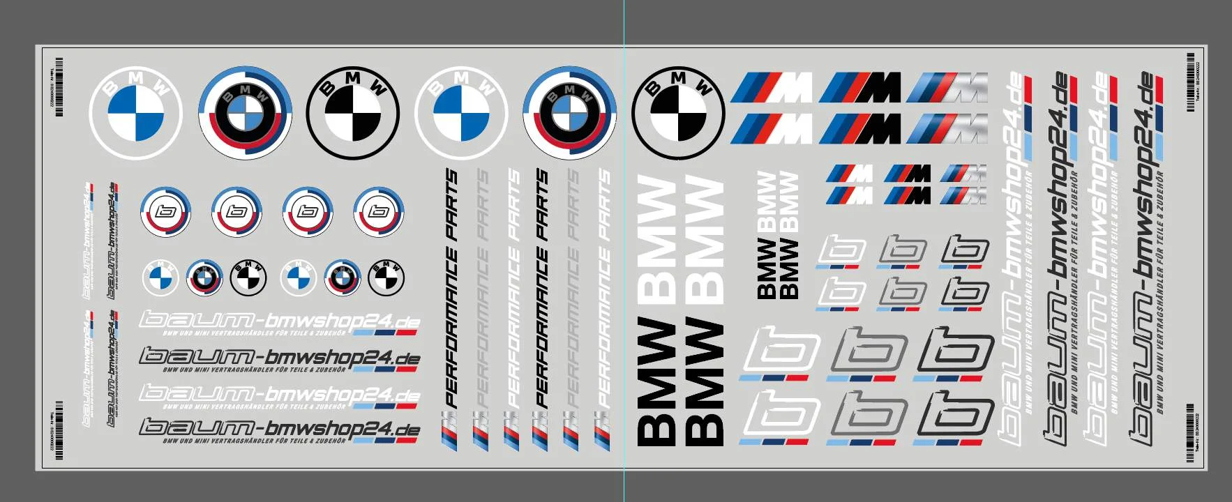 Baum Aufkleberbogen Aufkleber-Set Sticker