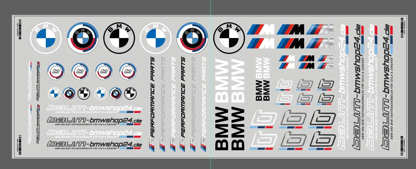 Baum Aufkleberbogen Aufkleber-Set Sticker