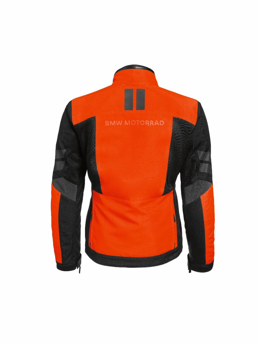 BMW Motorrad Jacke Bavella Damen neon orange 