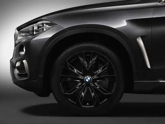 BMW Alufelge Sternspeiche 491 hochglanz-schwarz/glanzgedreht 10J