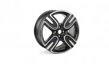 MINI Alufelge GP II 136 schwarz/glanzgedreht 7,5J ET45 R56