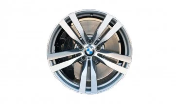 BMW Alufelge M Doppelspeiche 300 silber 11Jx20 ET35 X5 E70 X6 E71 Hinterachse