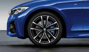 BMW Alufelge Doppelspeiche 797M jet black matt/glanzgedreht 8,5Jx19 ET40 2er G42 3er G20/G21 4er G22/G23