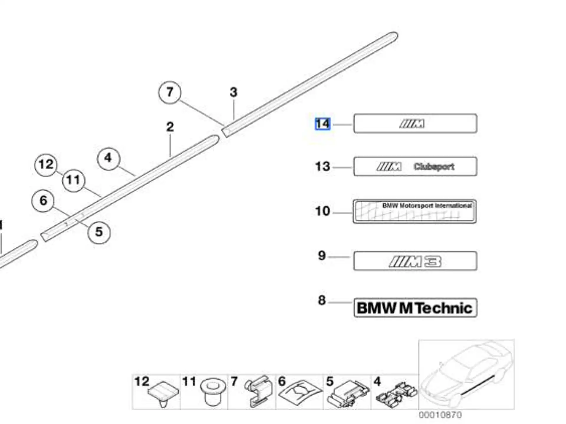 BMW Plakette E31 E36 51132264666