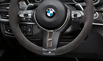 BMW Abdeckung Lenkrad Alcantara/Carbon F15 F16 32302345204 - X5 F