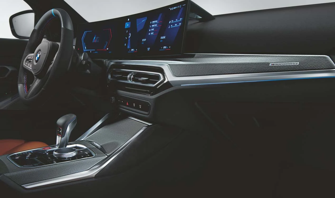 BMW M Performance Interieurblenden Carbon/Alcantara M2 G87 3er G20 G21 M3 G80 G81 4er G22 G23 G26 i4 G26 M4 G82 G83