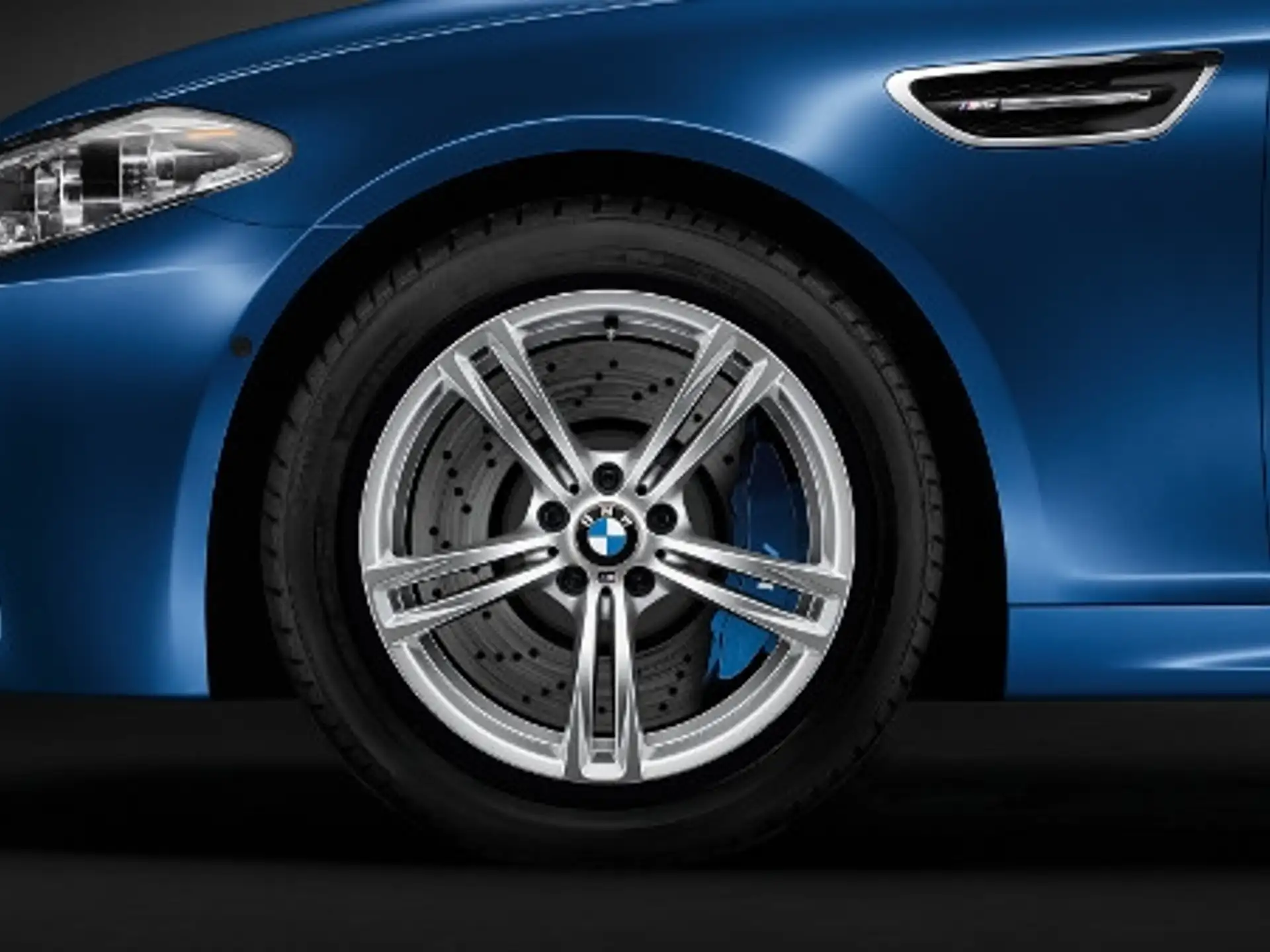 BMW Alufelge M Doppelspeiche 408 silber 9Jx19 ET25 5er F10 6er F06/F12/F13