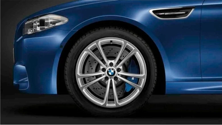 BMW Alufelge M Doppelspeiche 409 silber 9Jx20 ET32 5er F10 6er F06/F12/F13