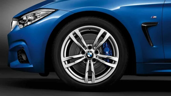 BMW Alufelge M Doppelspeiche 441 silber 8,5Jx18 ET47 3er F30/F31 4er F32/F33/F36