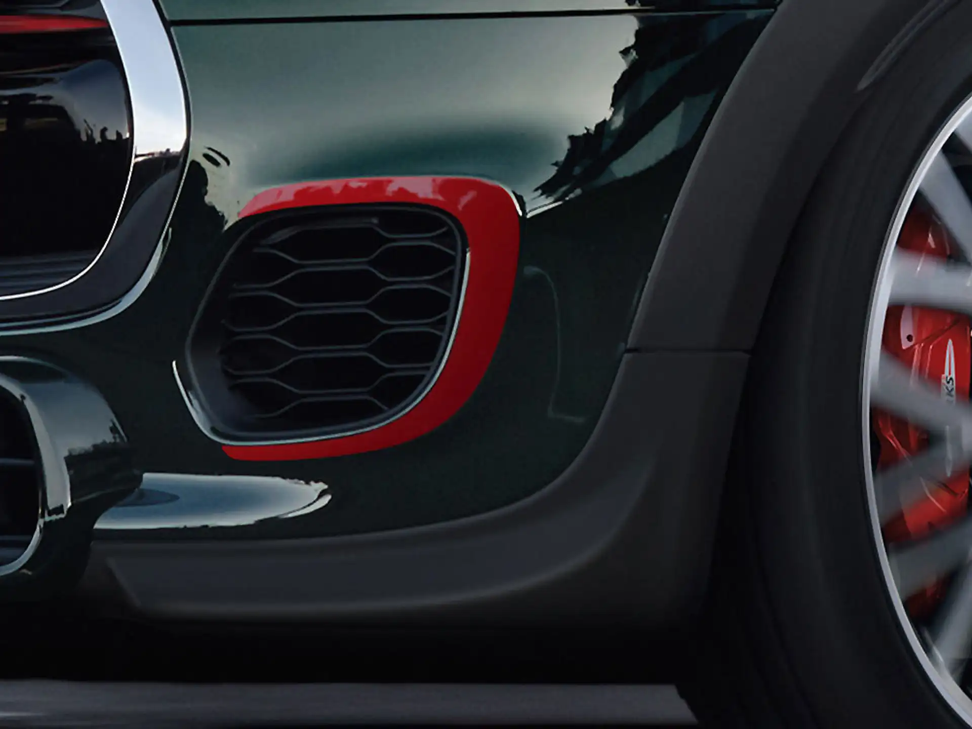 MINI Bumper-Kit Chili Red uni F55 F56 F57