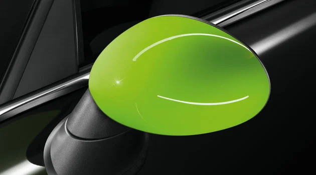 MINI Abdeckung Spiegel Alien Green R55 R56 R57 R58 R59 R60 R61