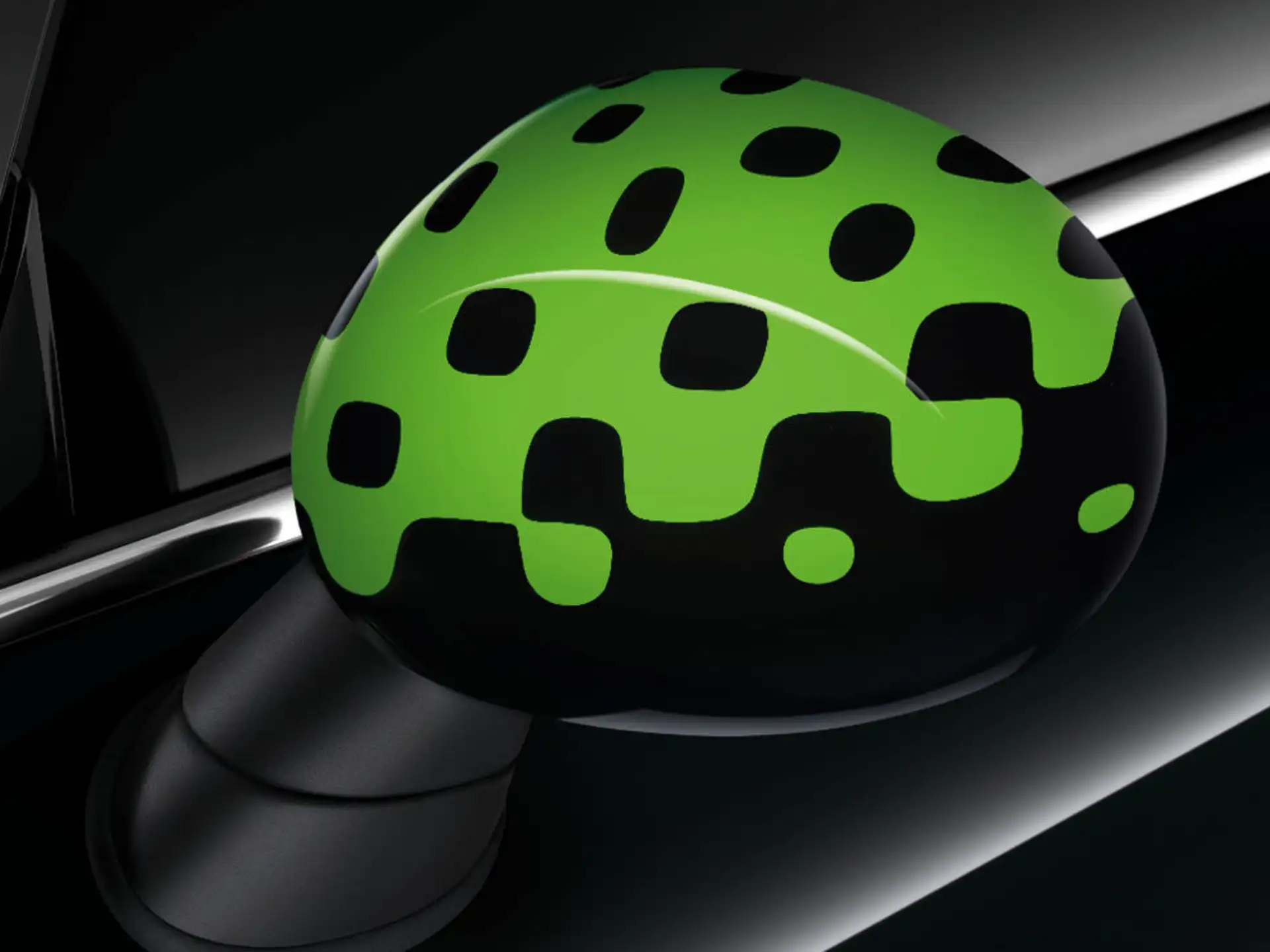 MINI Abdeckung Spiegel Vivid Green