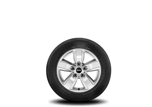 MINI Alufelge 5-Star Air Spoke MINIMALISM silber 7J x 16 ET 50 Vorderachse / Hinterachse