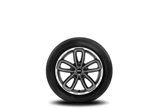 MINI Alufelge 5-Star Triangle Spoke 141 anthrazit 7J ET50 R60/R61