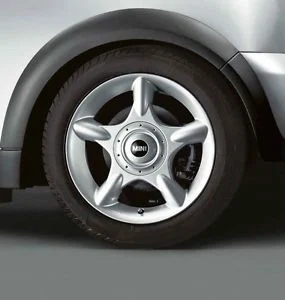 MINI Alufelge 5 Star 83 6,5J x 16 ET 48 Silber Vorderachse / Hinterachse