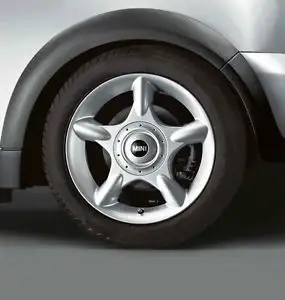 MINI Alufelge 5 Star 83 6,5J x 16 ET 48 Silber Vorderachse / Hint
