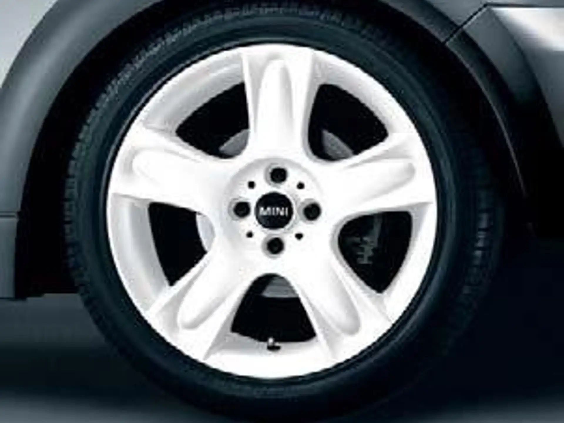 MINI Alufelge 5 Star Bullet 91 7J x 17 ET 48 Weiß Vorderachse / Hinterachse