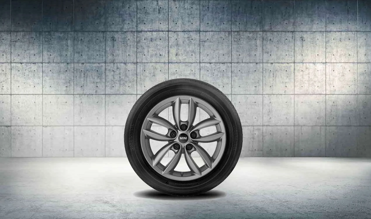 MINI Alufelge 5-Star Double Spoke anthrazit 7Jx17 ET50 R60/R61 Vorderachse/Hinterachse