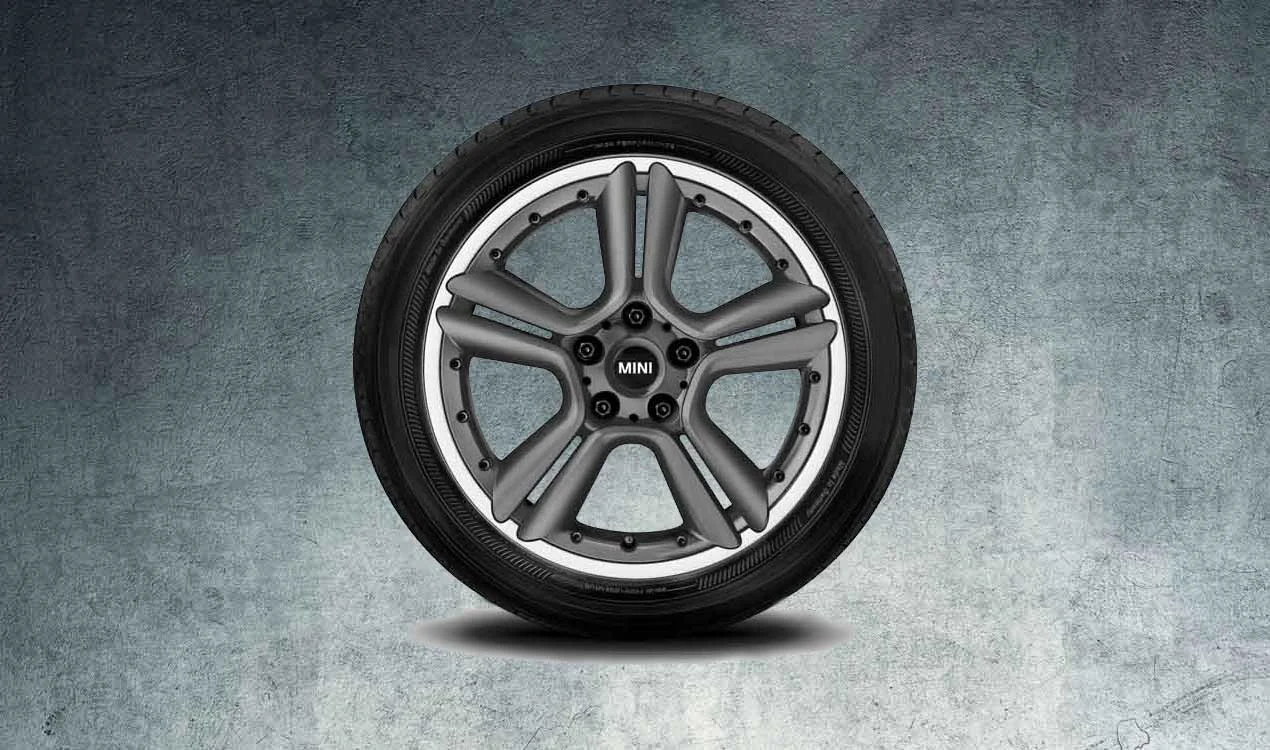 MINI Alufelge 5 Star Double Spoke R127 7,5J x 18 ET 52 Anthrazit Vorderachse / Hinterachse