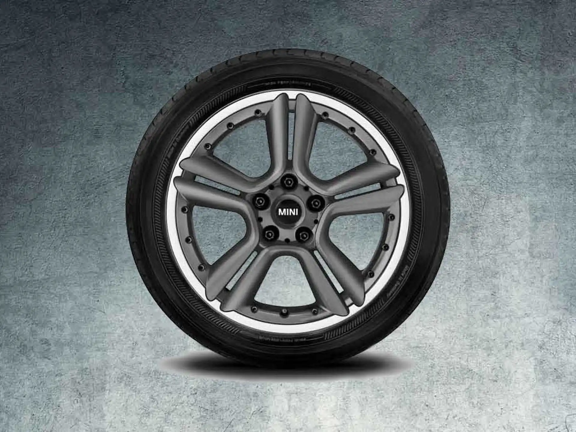 MINI Alufelge 5 Star Double Spoke R127 7,5J x 18 ET 52 Anthrazit Vorderachse / Hinterachse