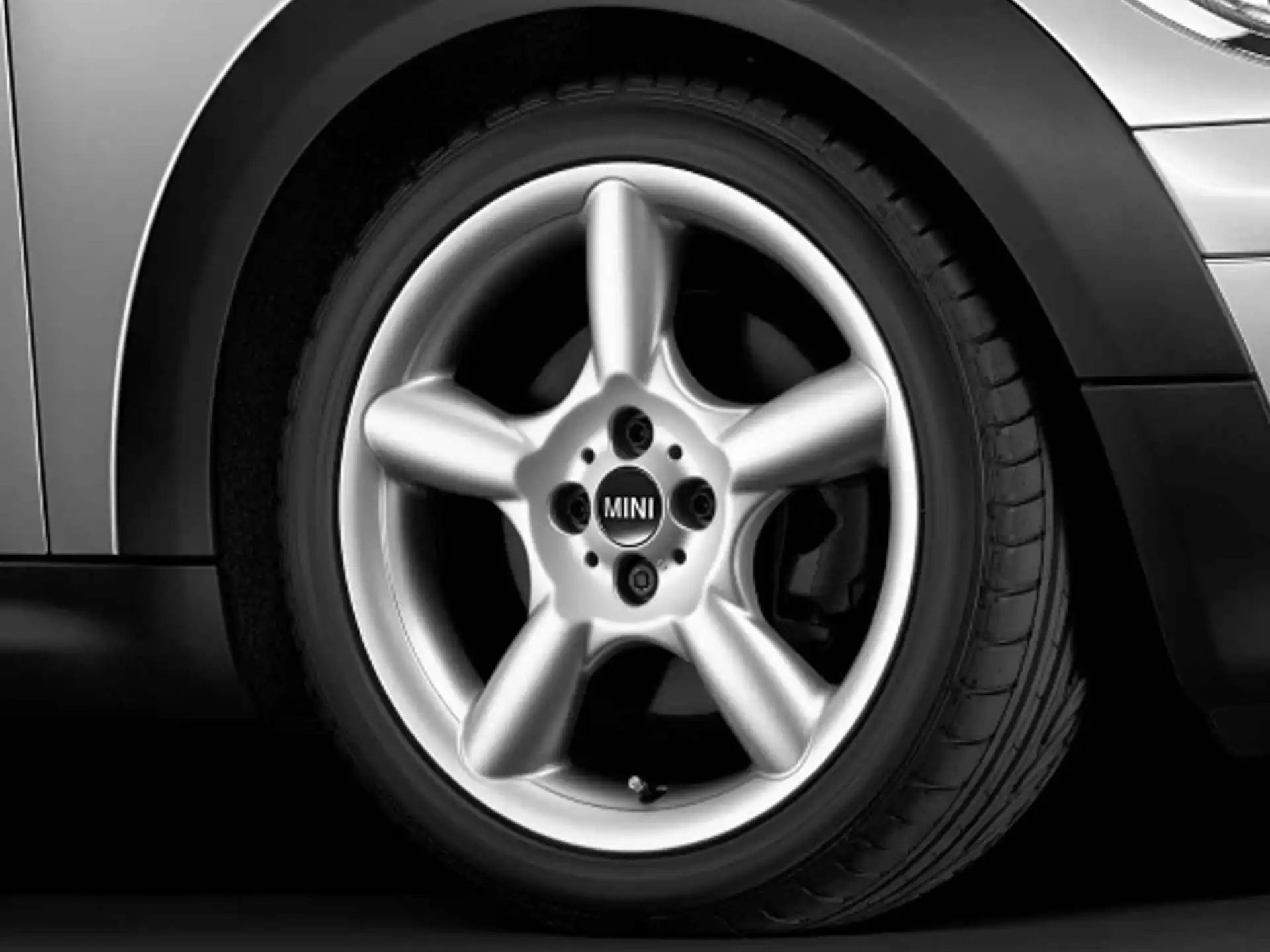 MINI Alufelge 5 Star Pace Spoke 110 7J x 17 ET 48 Silber Vorderachse / Hinterachse