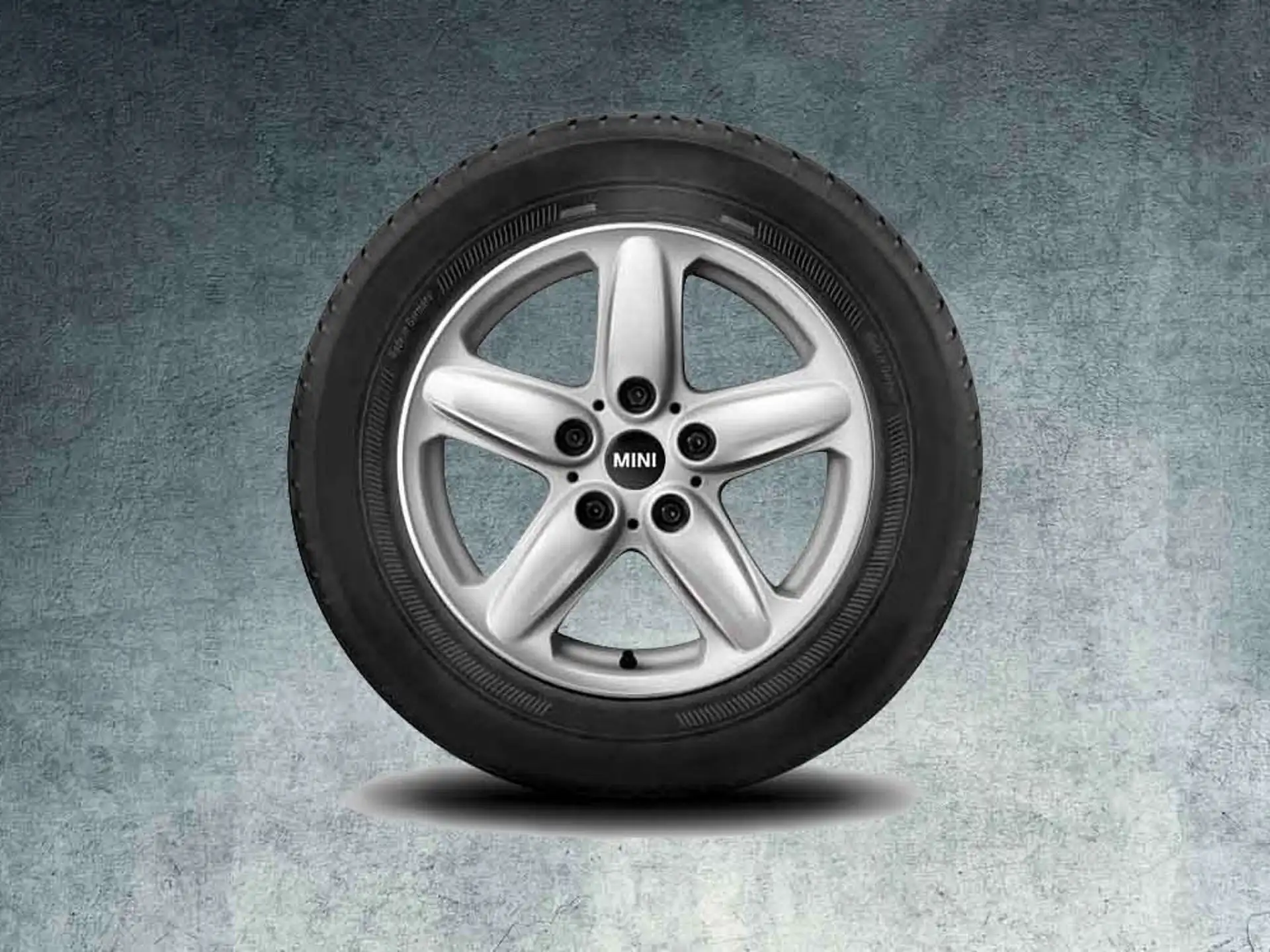 MINI Alufelge 5 Star Single Spoke R122 6,5J x 16 ET 46 Silber Vorderachse / Hinterachse