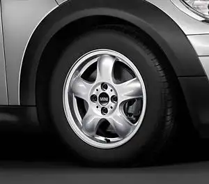 MINI Alufelge 5 Star Spooler 100 5,5J x 15 ET 45 Silber Vorderach
