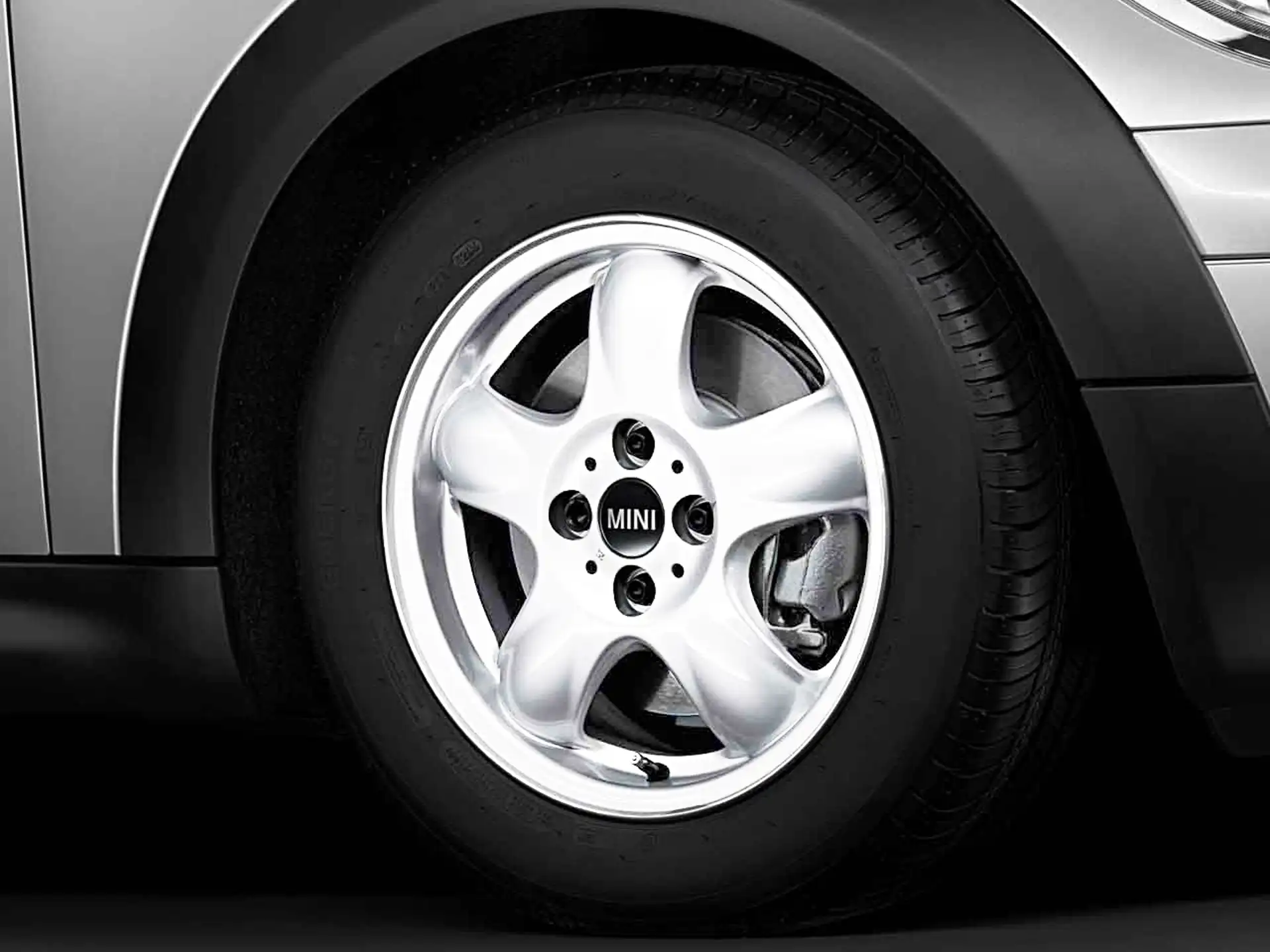 MINI Alufelge 5 Star Spooler 100 5,5J x 15 ET 45 Weiß Vorderachse / Hinterachse
