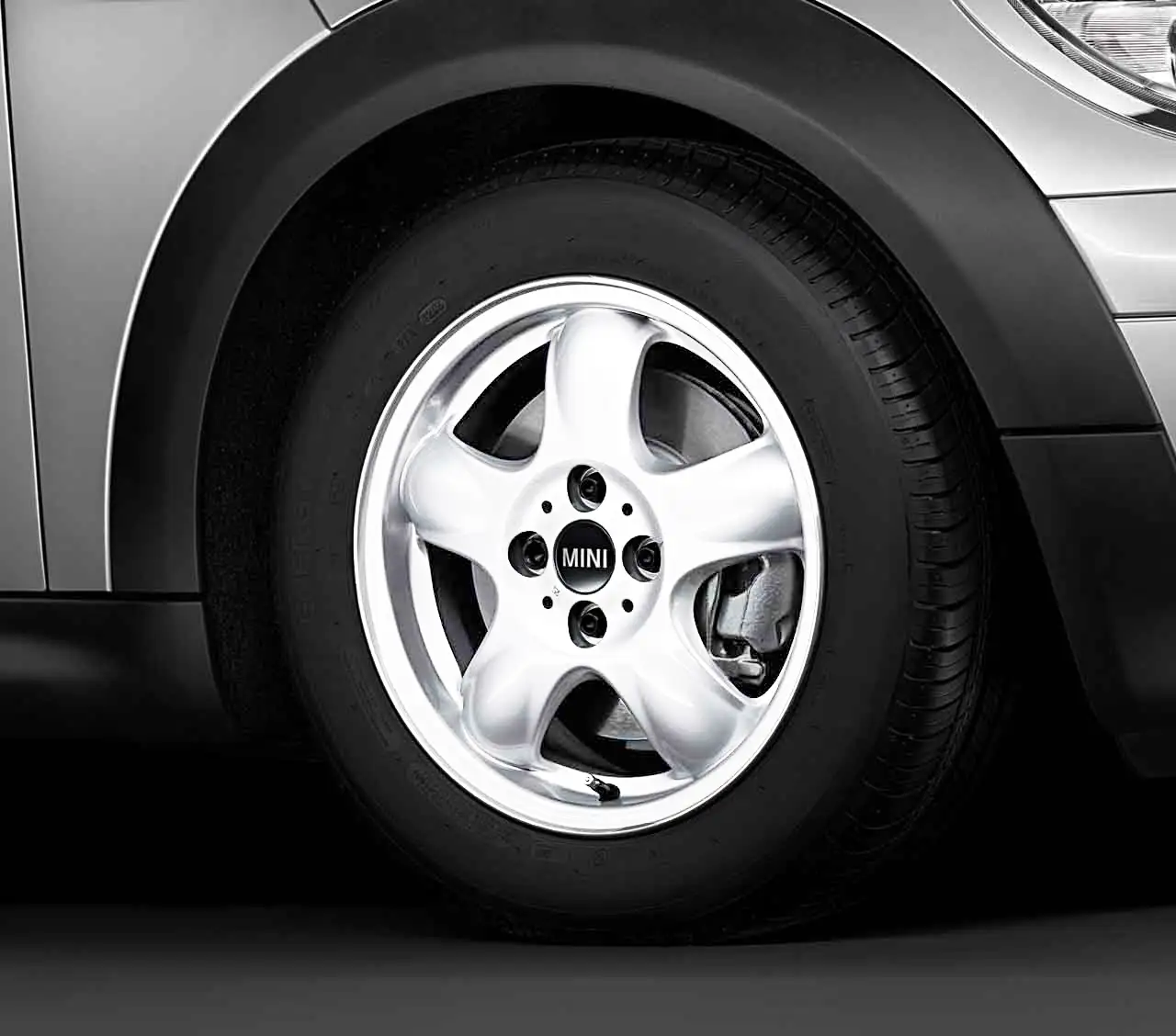MINI Alufelge 5 Star Spooler 100 5,5J x 15 ET 45 Weiß Vorderachse