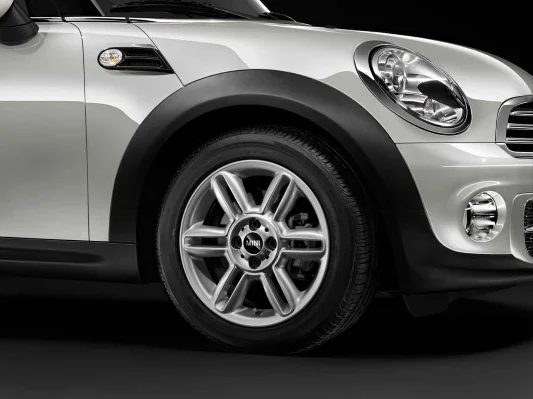 MINI Alufelge 6 Star Twin Spoke R119 6,5J x 16 ET 48 Silber Vorderachse / Hinterachse
