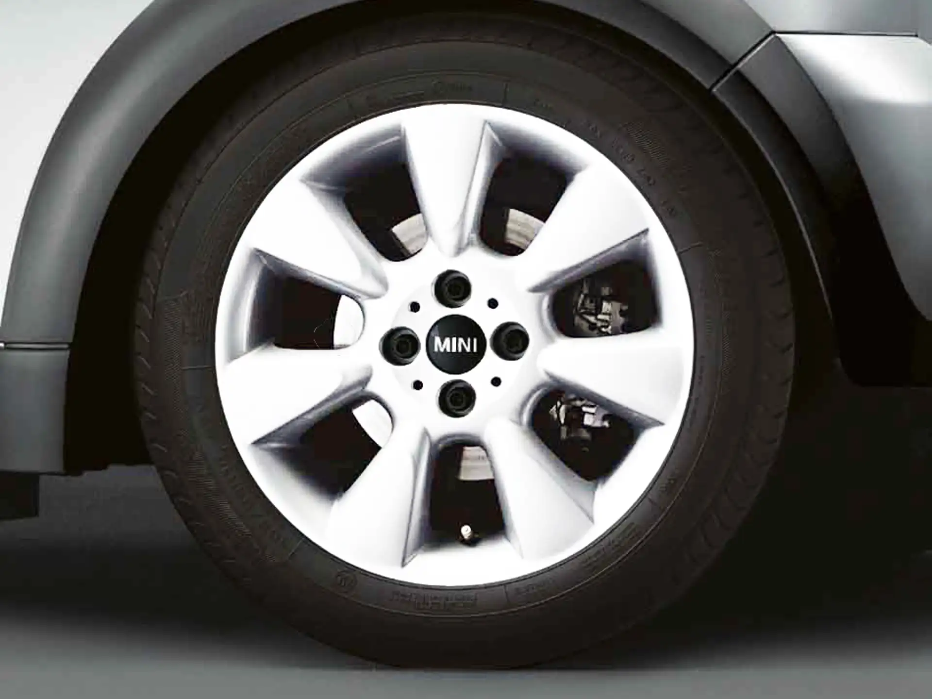 MINI Alufelge 7 Fin Spoke 92 6,5J x 16 ET 48 Weiß Vorderachse / Hinterachse