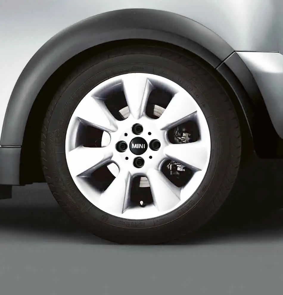 MINI Alufelge 7 Fin Spoke 92 6,5J x 16 ET 48 Weiß Vorderachse / H