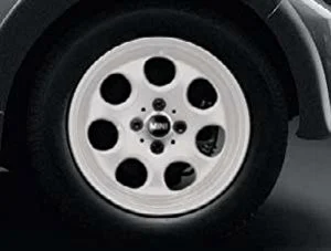 MINI Alufelge 7 Hole 81 5,5J x 15 ET 45 Silber Vorderachse / Hinterachse