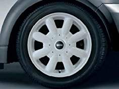 MINI Alufelge 8 Spoke 82 5,5J x 15 ET 45 Weiß Vorderachse / Hinterachse